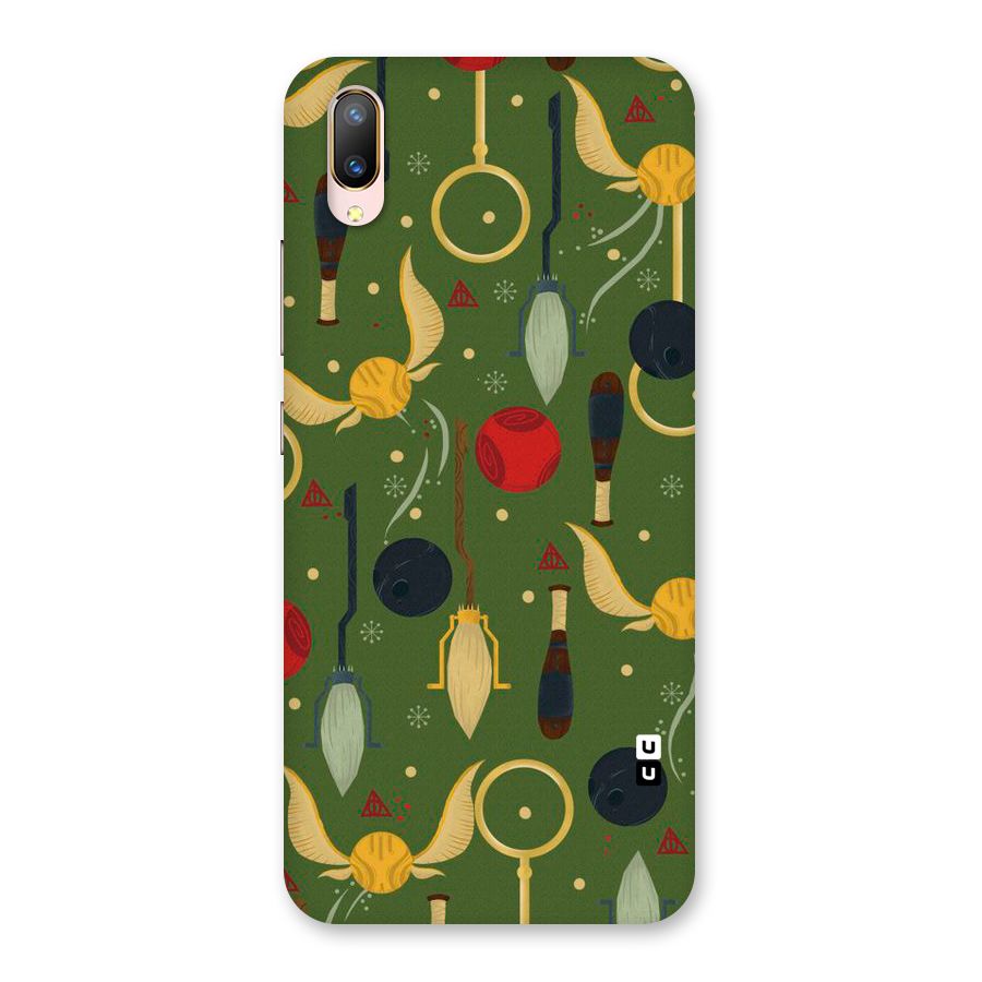 Flying Ball Pattern Back Case for Vivo V11 Pro