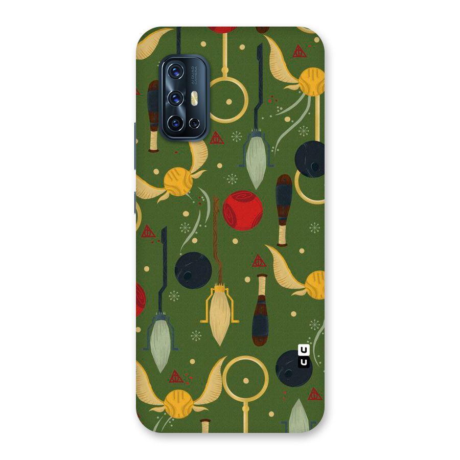 Flying Ball Pattern Back Case for Vivo V17