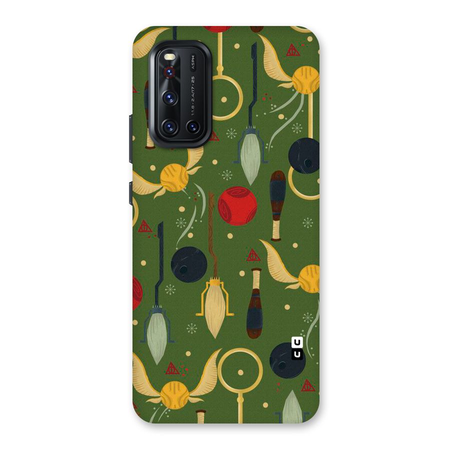 Flying Ball Pattern Back Case for Vivo V19