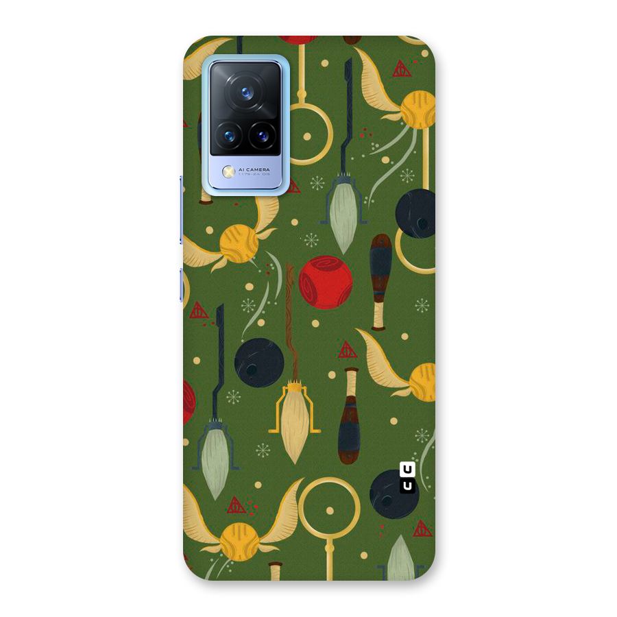 Flying Ball Pattern Back Case for Vivo V21 5G