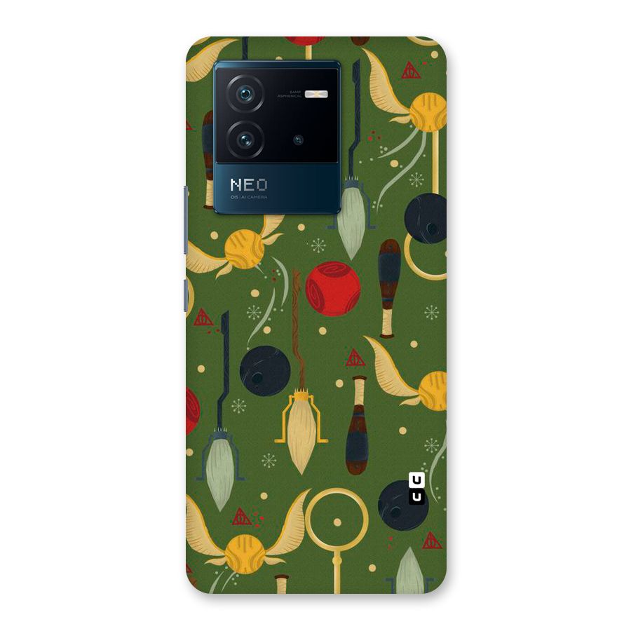 Flying Ball Pattern Back Case for Vivo iQOO Neo 6 5G