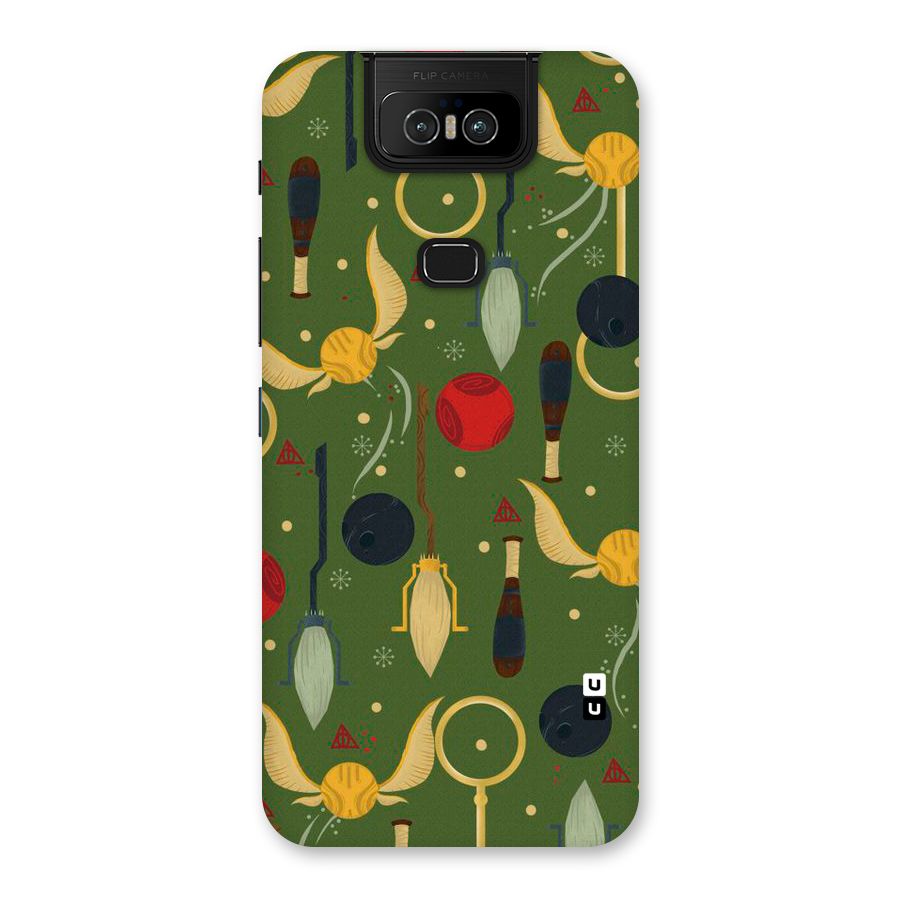 Flying Ball Pattern Back Case for Zenfone 6z