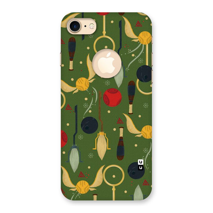 Flying Ball Pattern Back Case for iPhone 7 Logo Cut