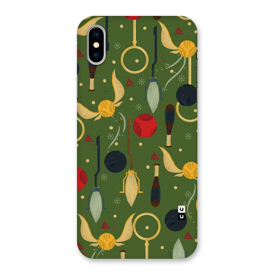 Flying Ball Pattern Back Case for iPhone XS