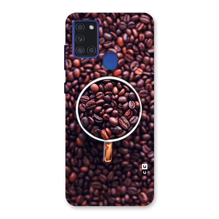 Focus Coffee Beans Back Case for Galaxy A21s