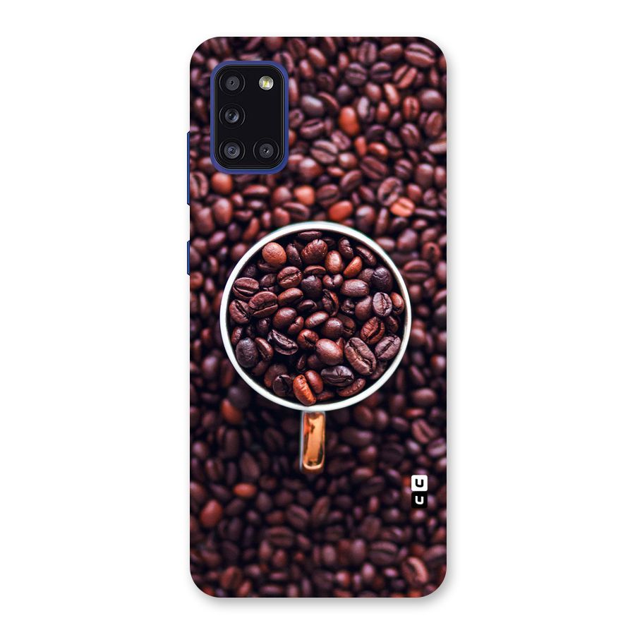 Focus Coffee Beans Back Case for Galaxy A31