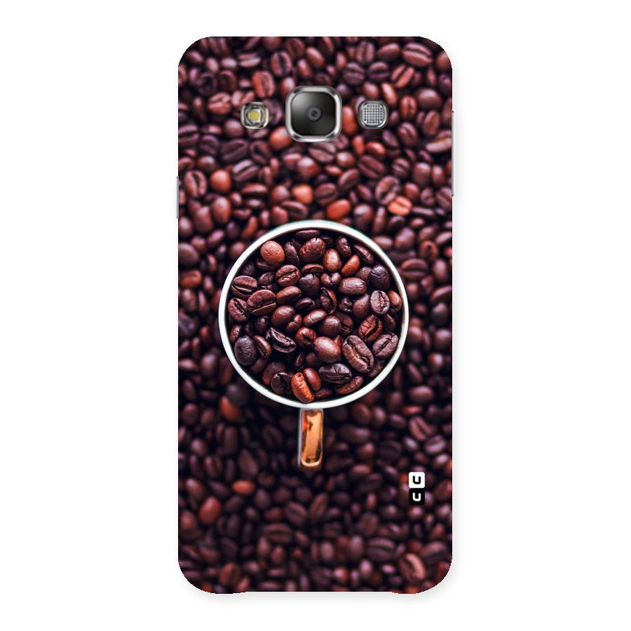 Focus Coffee Beans Back Case for Galaxy E7