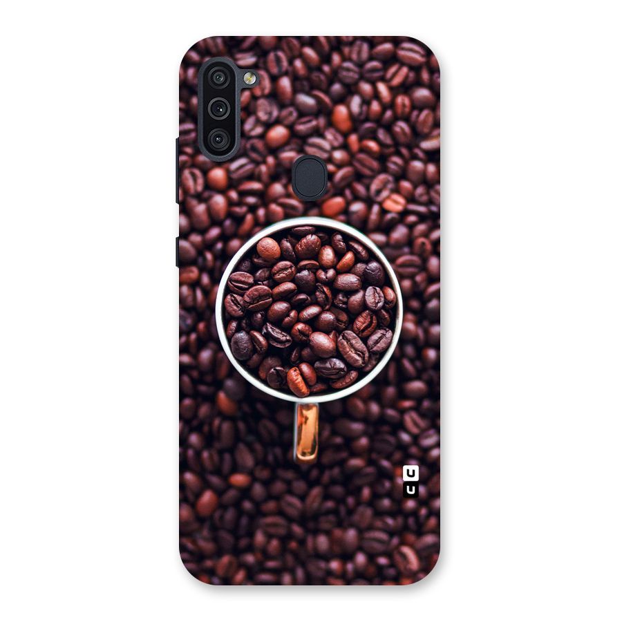 Focus Coffee Beans Back Case for Galaxy M11