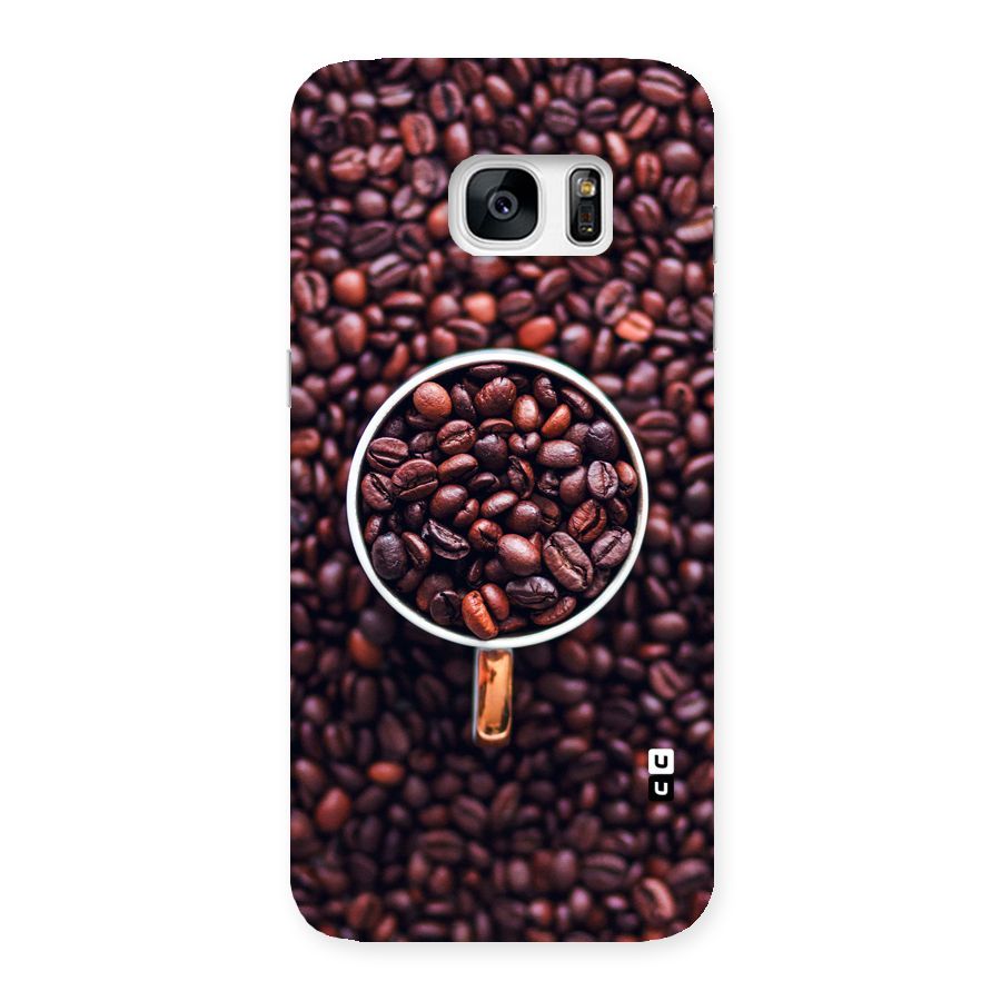 Focus Coffee Beans Back Case for Galaxy S7 Edge
