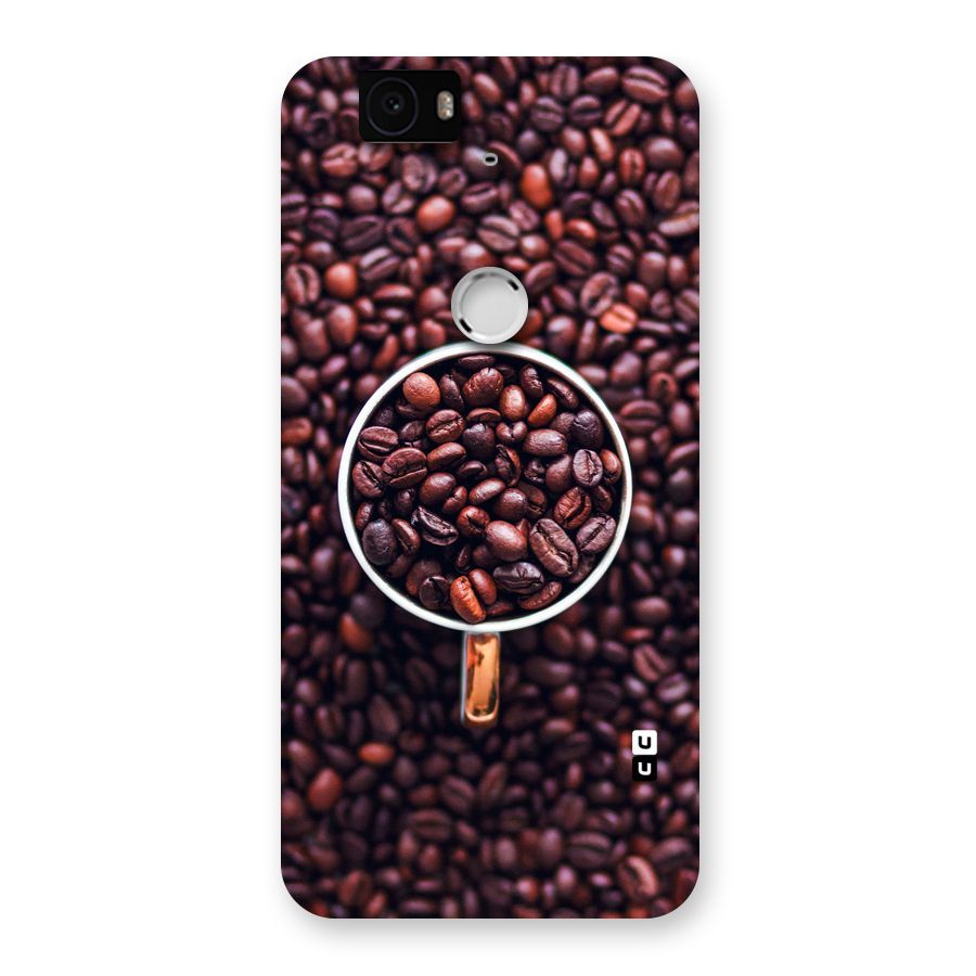Focus Coffee Beans Back Case for Google Nexus-6P