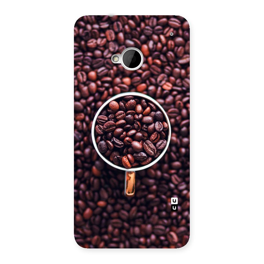 Focus Coffee Beans Back Case for HTC One M7