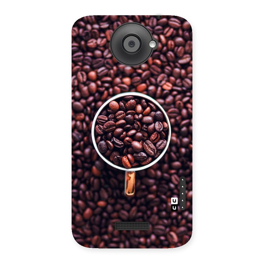 Focus Coffee Beans Back Case for HTC One X