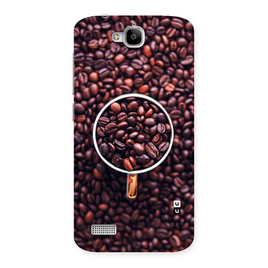 Focus Coffee Beans Back Case for Honor Holly