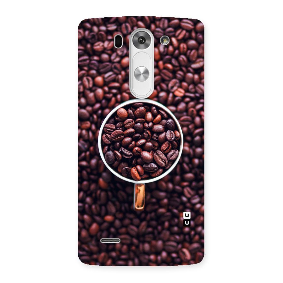 Focus Coffee Beans Back Case for LG G3 Beat