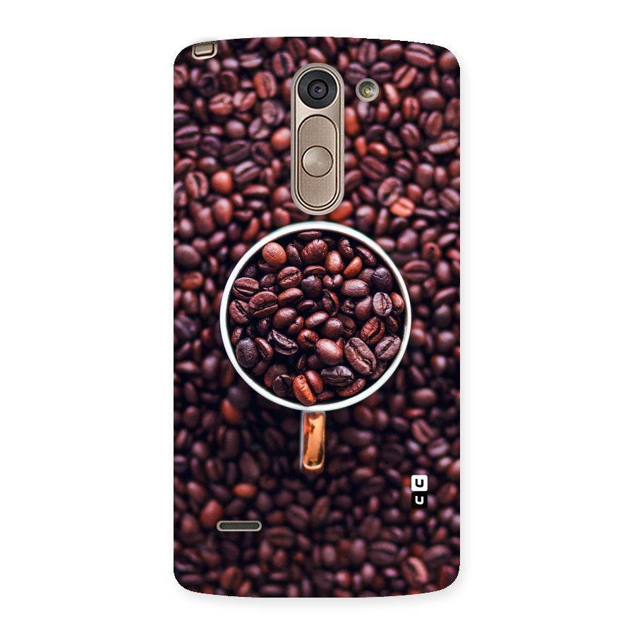 Focus Coffee Beans Back Case for LG G3 Stylus