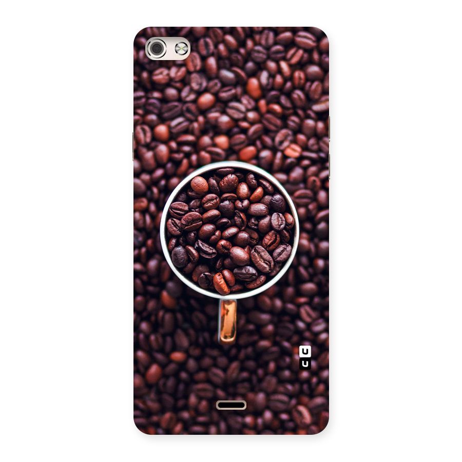 Focus Coffee Beans Back Case for Micromax Canvas Silver 5