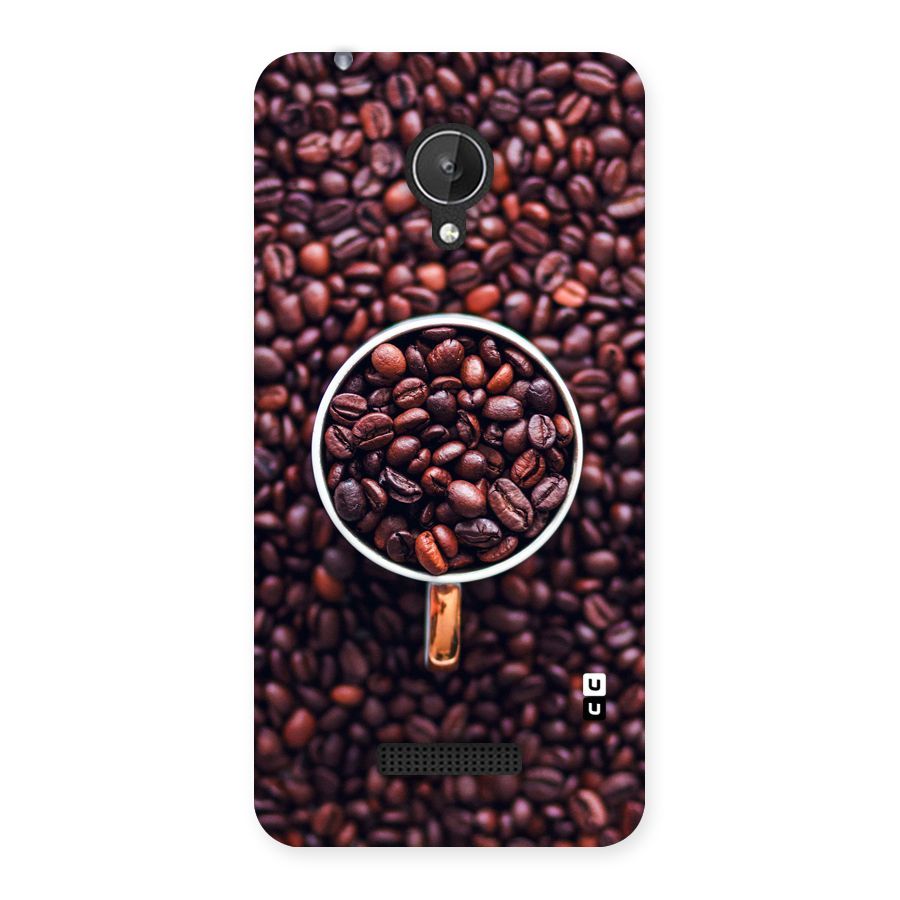 Focus Coffee Beans Back Case for Micromax Canvas Spark Q380