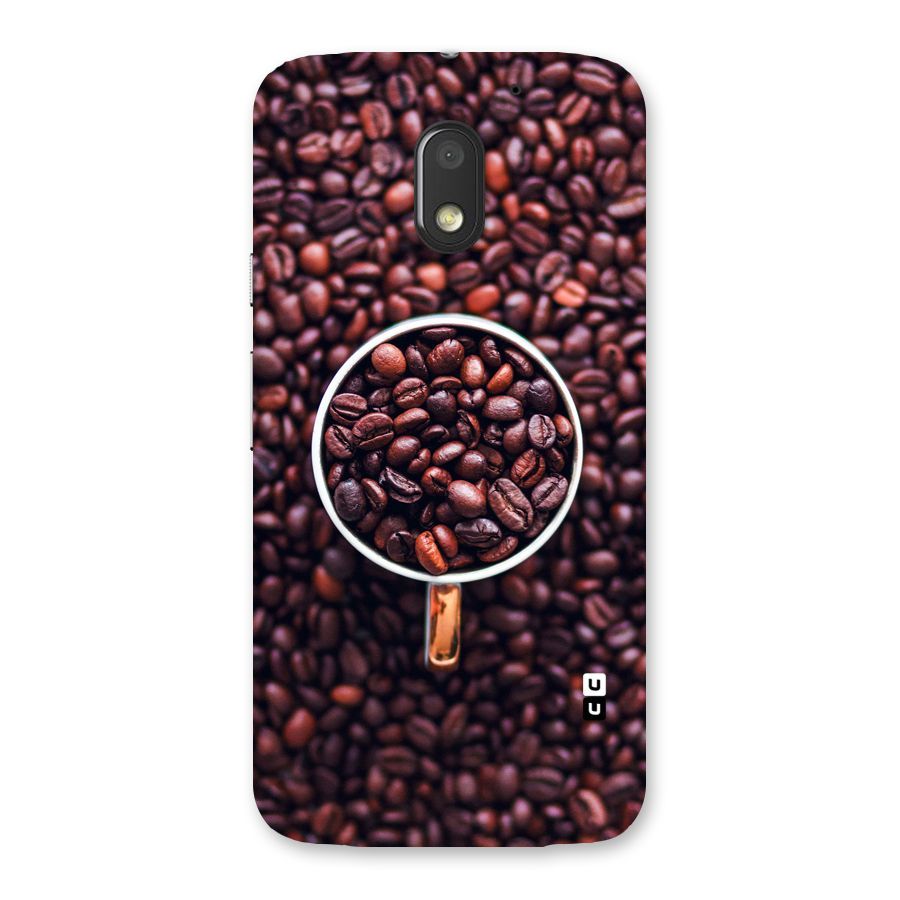 Focus Coffee Beans Back Case for Moto E3 Power