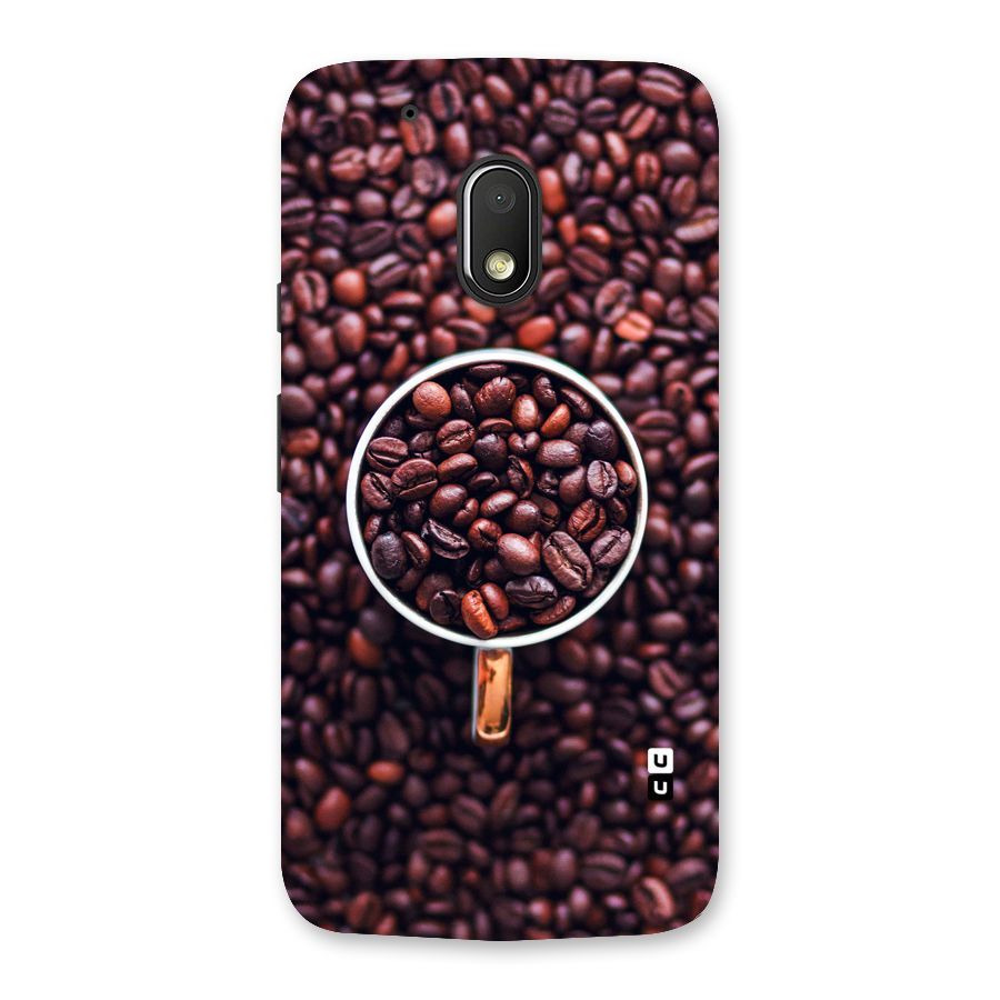 Focus Coffee Beans Back Case for Moto G4 Play