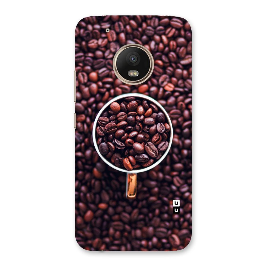 Focus Coffee Beans Back Case for Moto G5 Plus