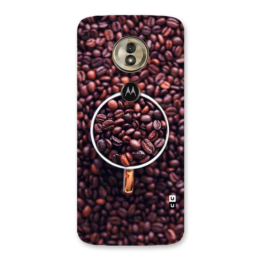 Focus Coffee Beans Back Case for Moto G6 Play
