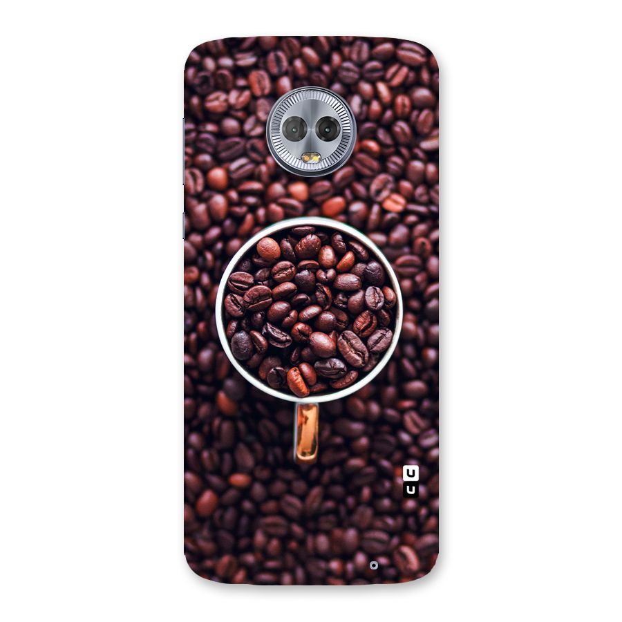 Focus Coffee Beans Back Case for Moto G6 Plus