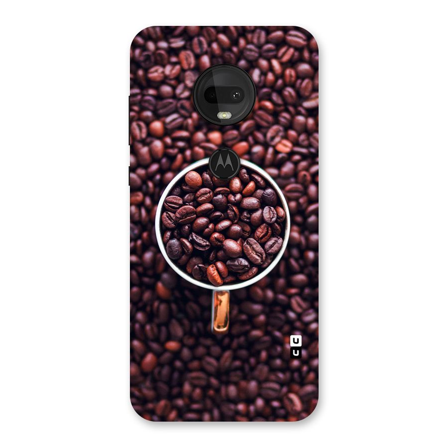 Focus Coffee Beans Back Case for Moto G7