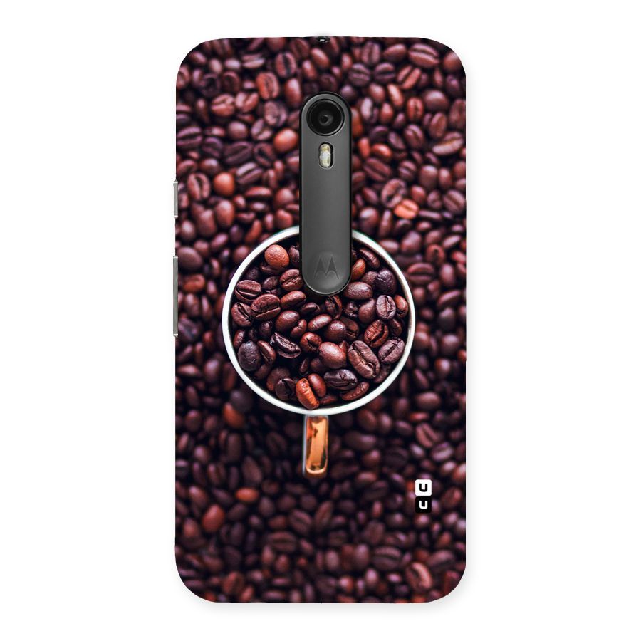 Focus Coffee Beans Back Case for Moto G Turbo
