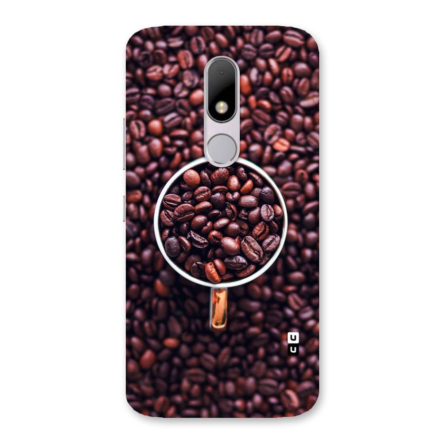 Focus Coffee Beans Back Case for Moto M