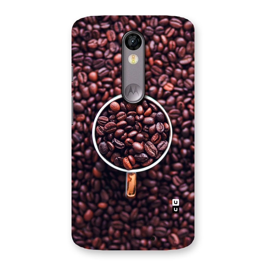 Focus Coffee Beans Back Case for Moto X Force