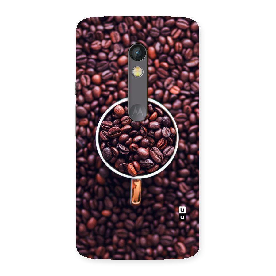 Focus Coffee Beans Back Case for Moto X Play