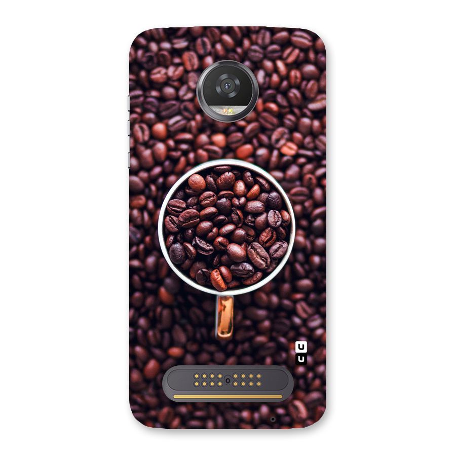 Focus Coffee Beans Back Case for Moto Z2 Play