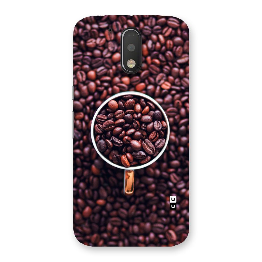 Focus Coffee Beans Back Case for Motorola Moto G4 Plus
