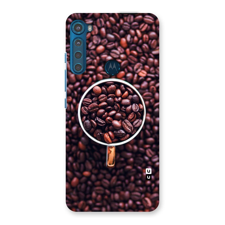Focus Coffee Beans Back Case for Motorola One Fusion Plus