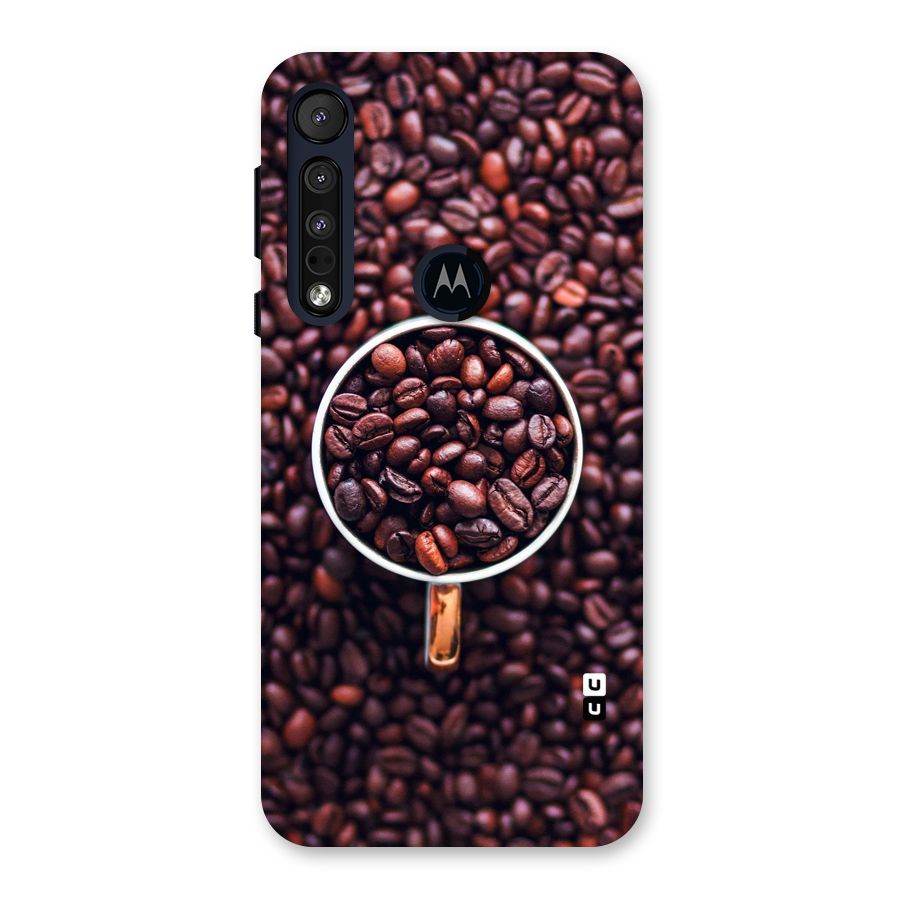 Focus Coffee Beans Back Case for Motorola One Macro
