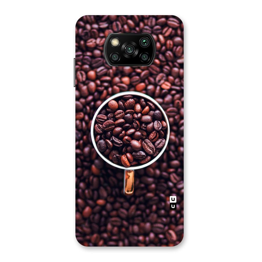 Focus Coffee Beans Back Case for Poco X3