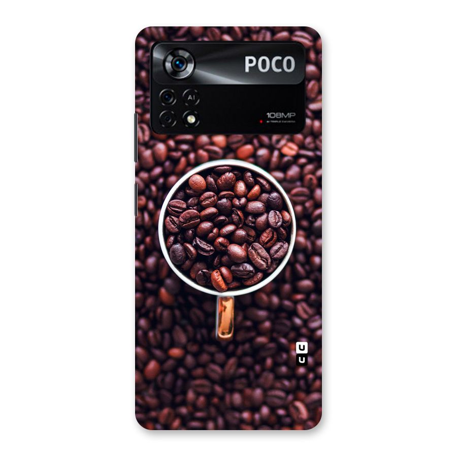 Focus Coffee Beans Back Case for Poco X4 Pro 5G