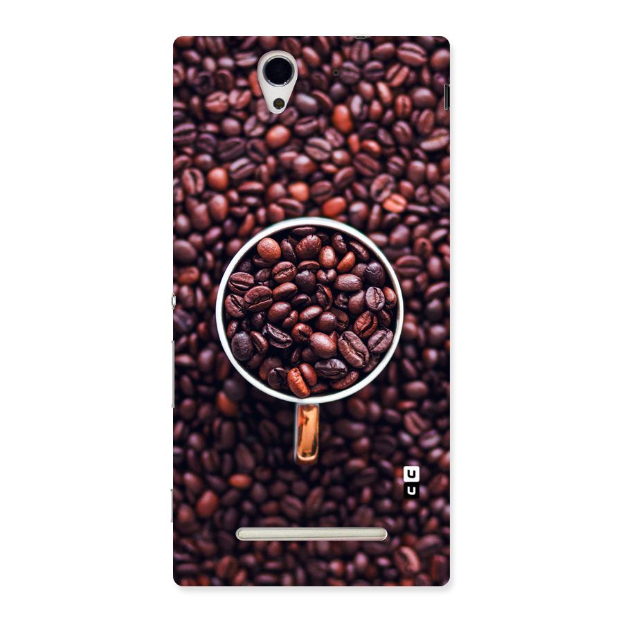Focus Coffee Beans Back Case for Sony Xperia C3
