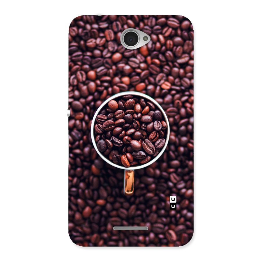 Focus Coffee Beans Back Case for Sony Xperia E4