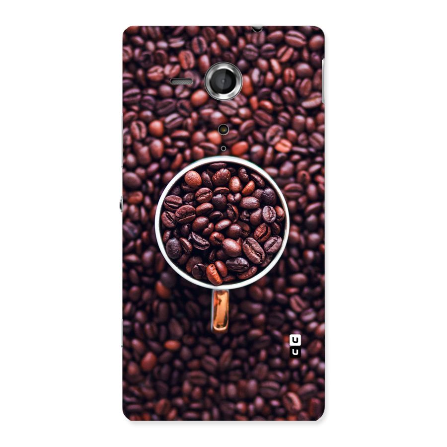 Focus Coffee Beans Back Case for Sony Xperia SP