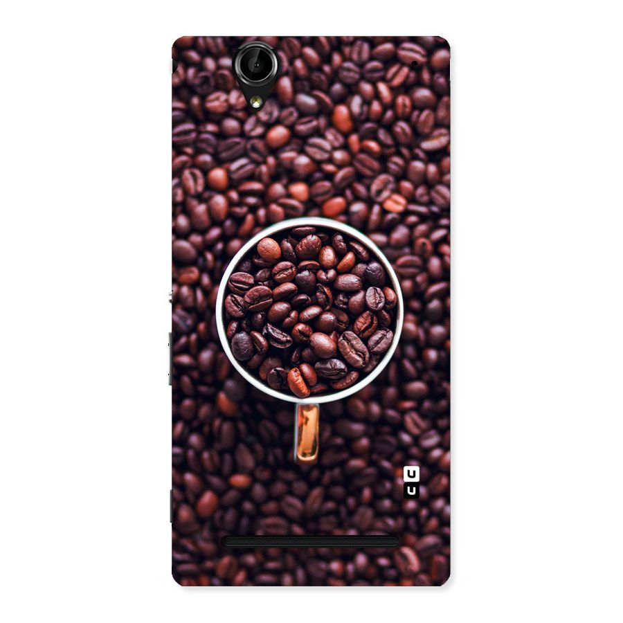 Focus Coffee Beans Back Case for Sony Xperia T2