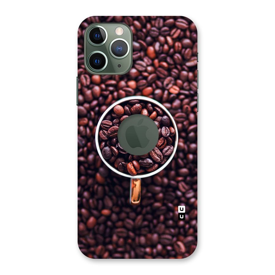 Focus Coffee Beans Back Case for iPhone 11 Pro Logo  Cut