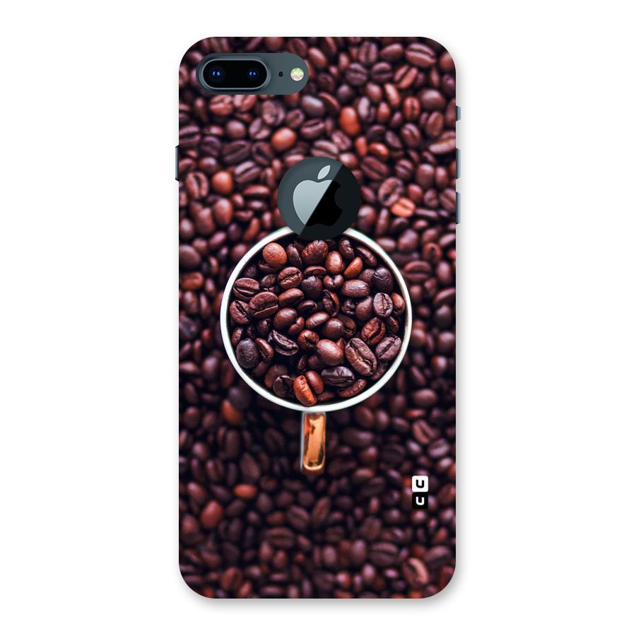 Focus Coffee Beans Back Case for iPhone 7 Plus Logo Cut