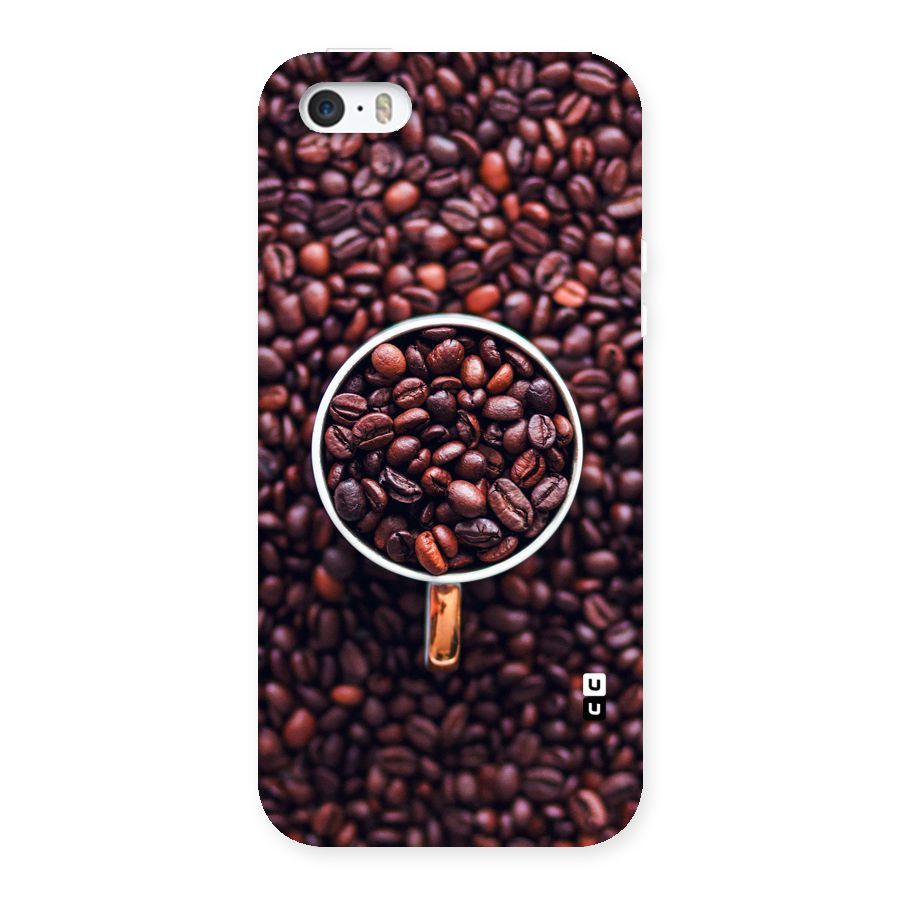 Focus Coffee Beans Back Case for iPhone SE