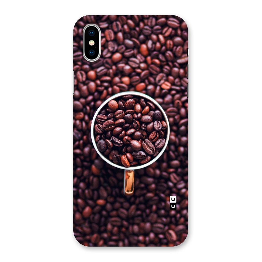 Focus Coffee Beans Back Case for iPhone X