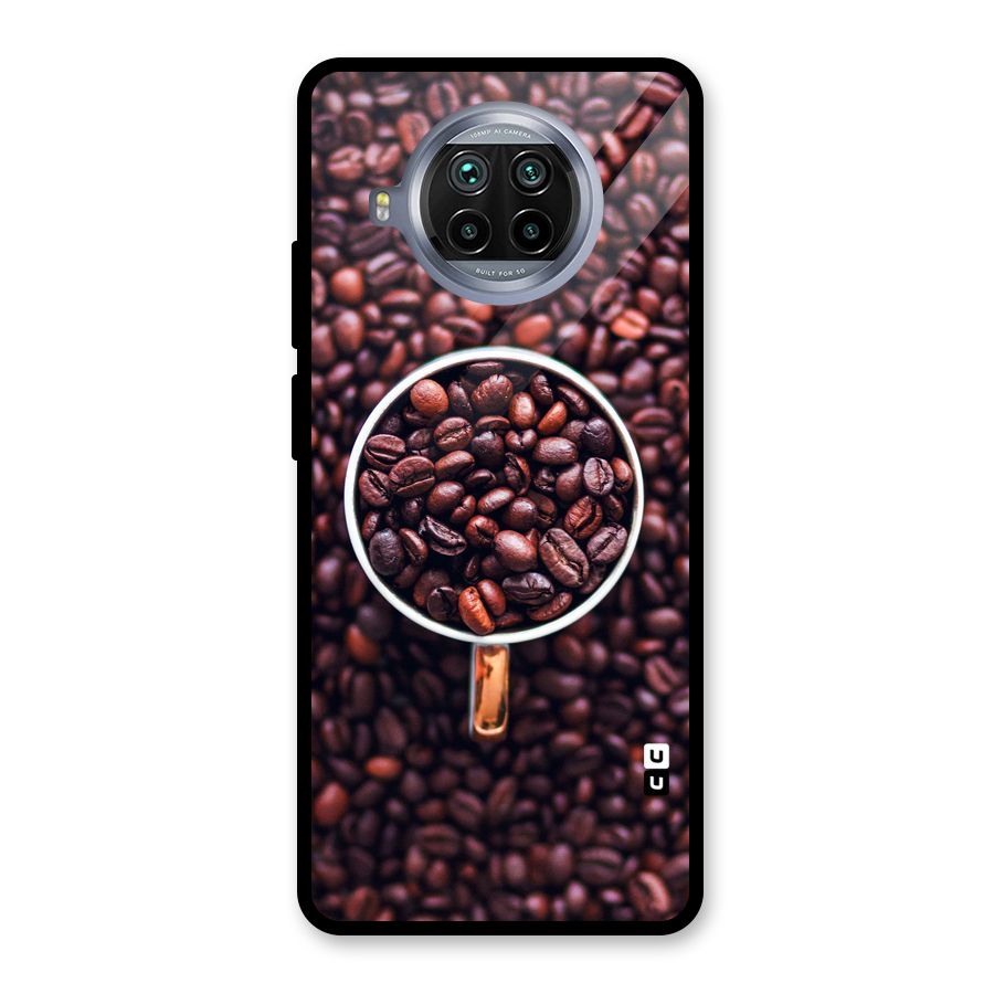 Focus Coffee Beans Glass Back Case for Mi 10i