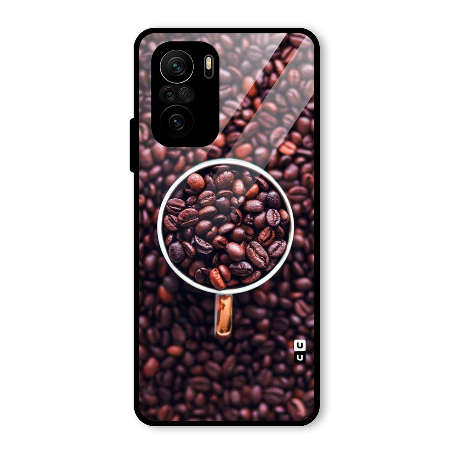 Focus Coffee Beans Glass Back Case for Mi 11X Pro