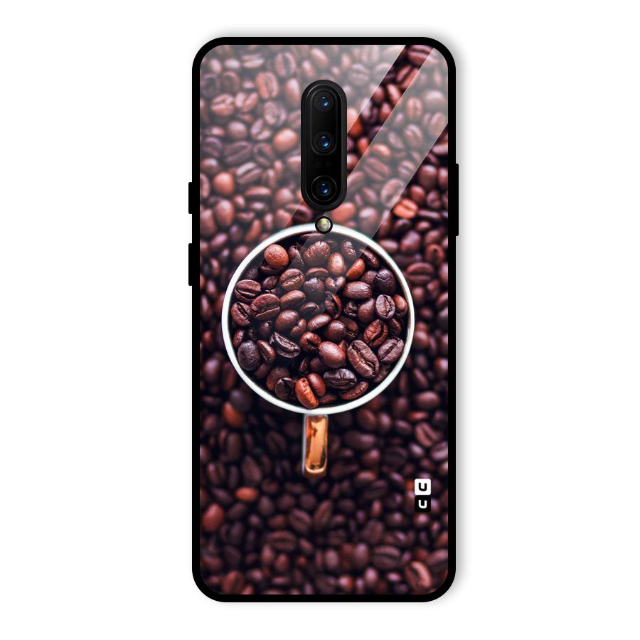 Focus Coffee Beans Glass Back Case for OnePlus 7 Pro