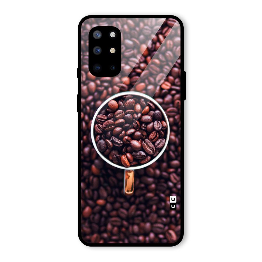 Focus Coffee Beans Glass Back Case for OnePlus 8T