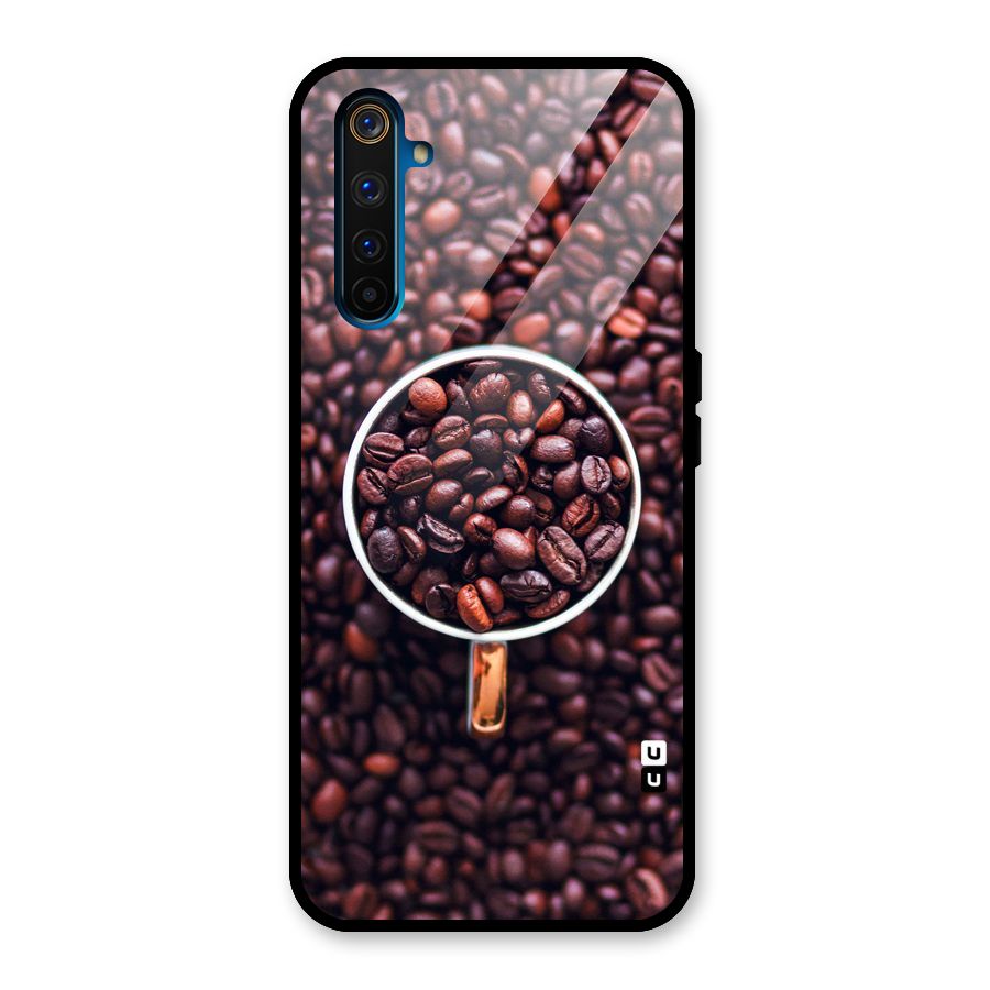 Focus Coffee Beans Glass Back Case for Realme 6 Pro